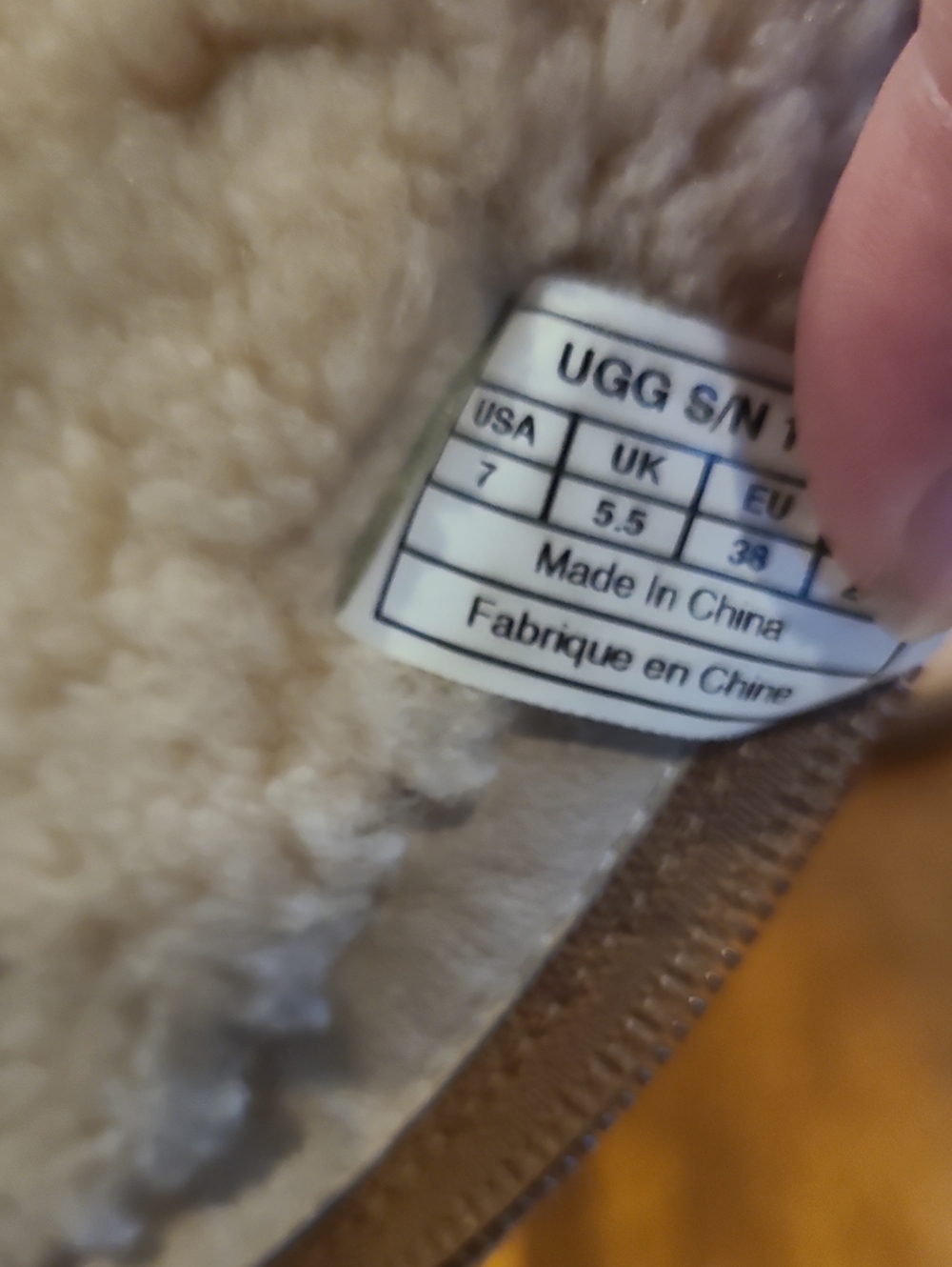 Women’s UGG Broome II Chestnut Shearling Tall Boot size 7. - Picture 8 of 8